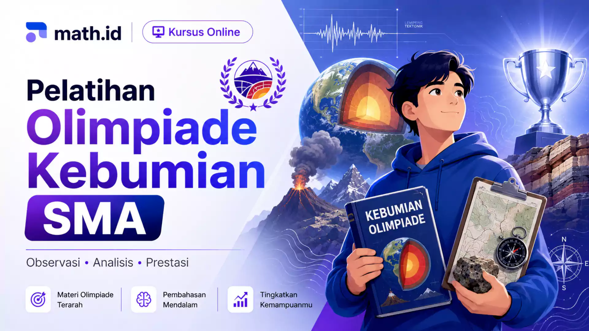 Terlindungi: Pelatihan Olimpiade Kebumian Juara