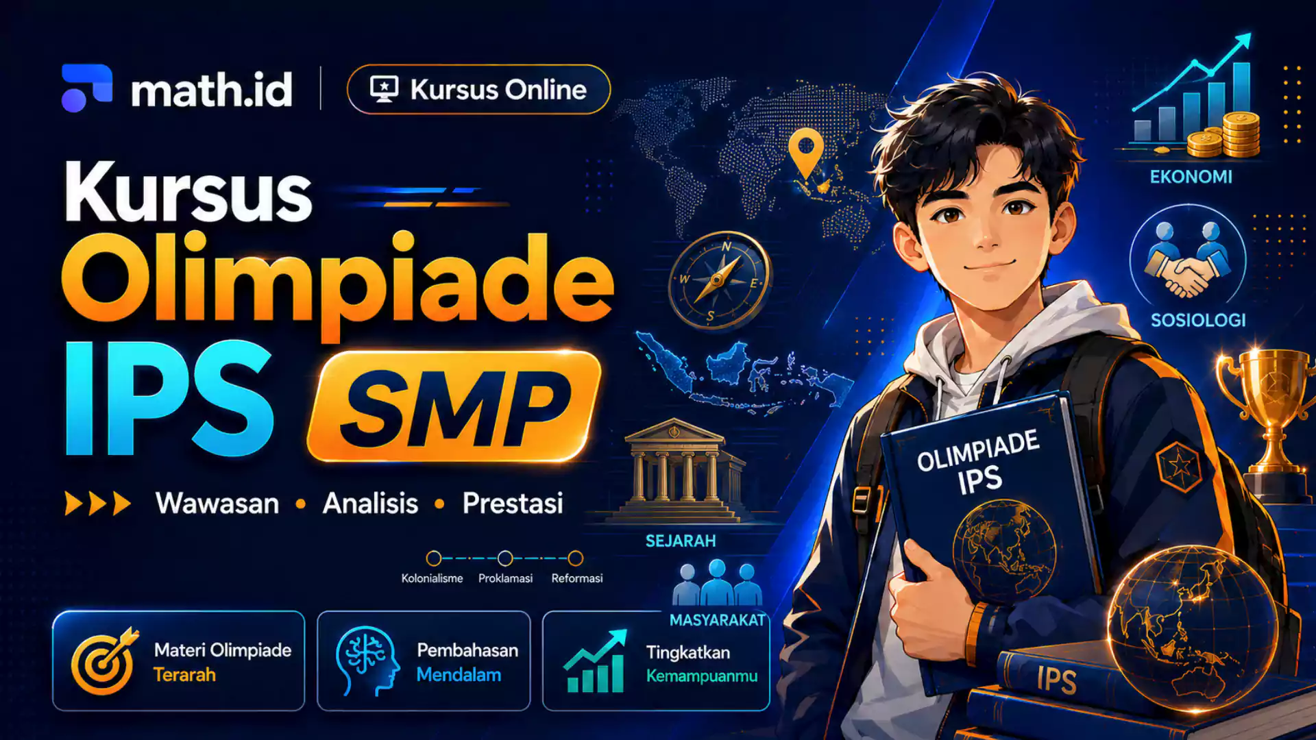 Terlindungi: Kursus Olimpiade IPS SMP