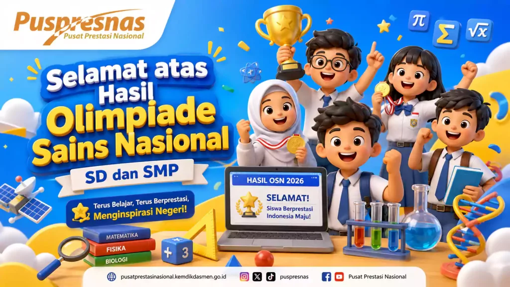 Pengumuman OSN-K SD dan SMP 2026