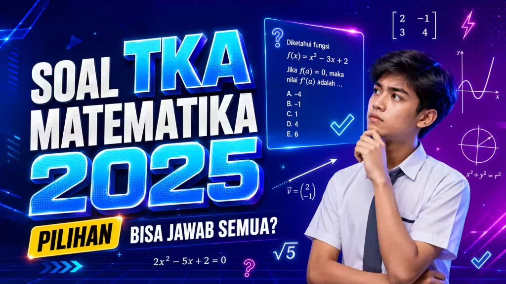 Pembahasan Soal TKA Matematika Pilihan SMA MA SMK Tahun 2025