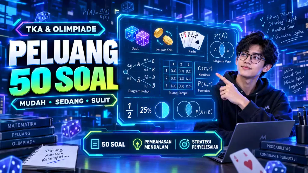 50 Soal Peluang untuk TKA dan Olimpiade Lengkap dengan Pembahasan